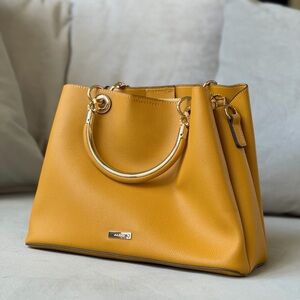 Aldo Golden Yellow Satchel